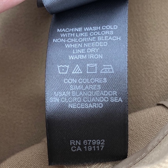 Sigrid Olsen Caramel Straight Leg Button Pants 12 - Picture 5 of 8